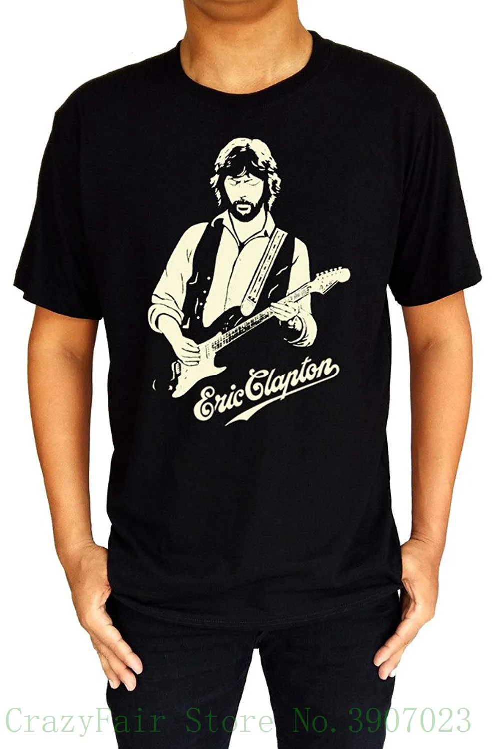 Мужская футболка с логотипом и автографом Eric Clapton 100% подарок новые подарки