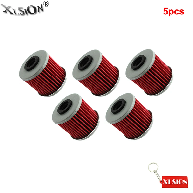 XLSION Aftermarket 5 шт. масляный фильтр для #15412 MGS D21 Honda NC700S NC750 S NC750X DCT 750 трансмиссионный