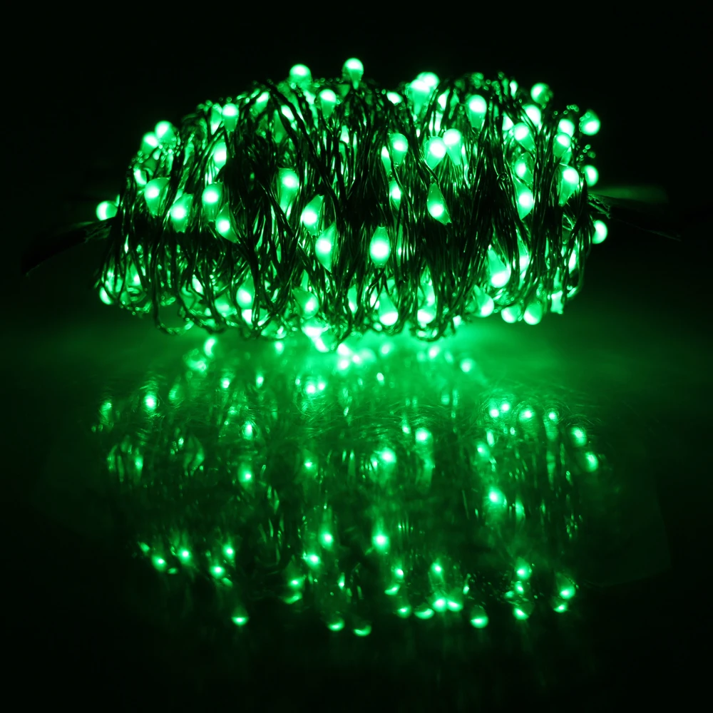 40 м 400 LED наружные рождественские сказочные огни теплый белый медный провод