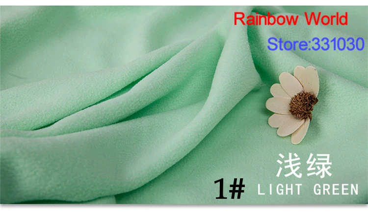 1 # зеленый светильник метр мягкая начесная флисовая ткань для рукоделия одежда
