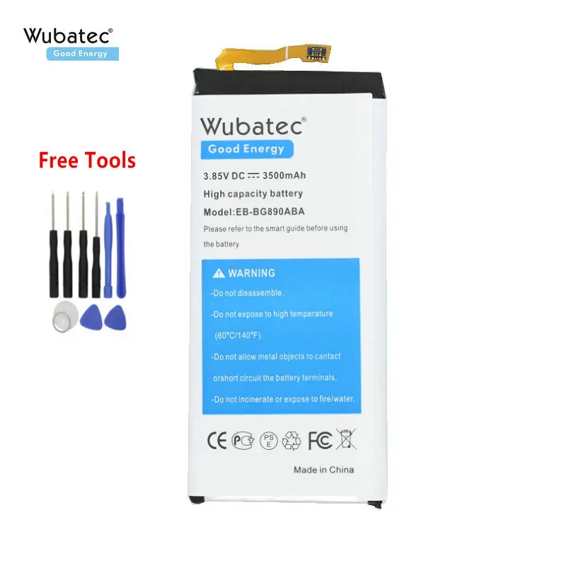 Сменный аккумулятор Wubatec 1x для Samsung Galaxy S6 Active S 6 с функцией активные батареи SM G890