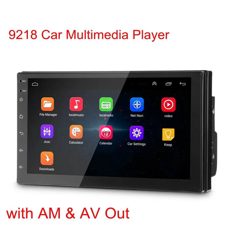 9218 Player Универсальный gps навигатор WiFi Автомобильный MP5 плеер для VW Toyota Android USB аудио радио мультимедийные плееры Bluetooth FM AM TPMS DVR - Цвет: 9218 Player