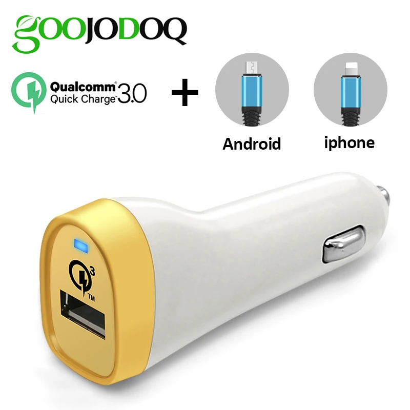 Автомобильное зарядное устройство quick charge 3 0 быстрое USB автомобильное адаптер для