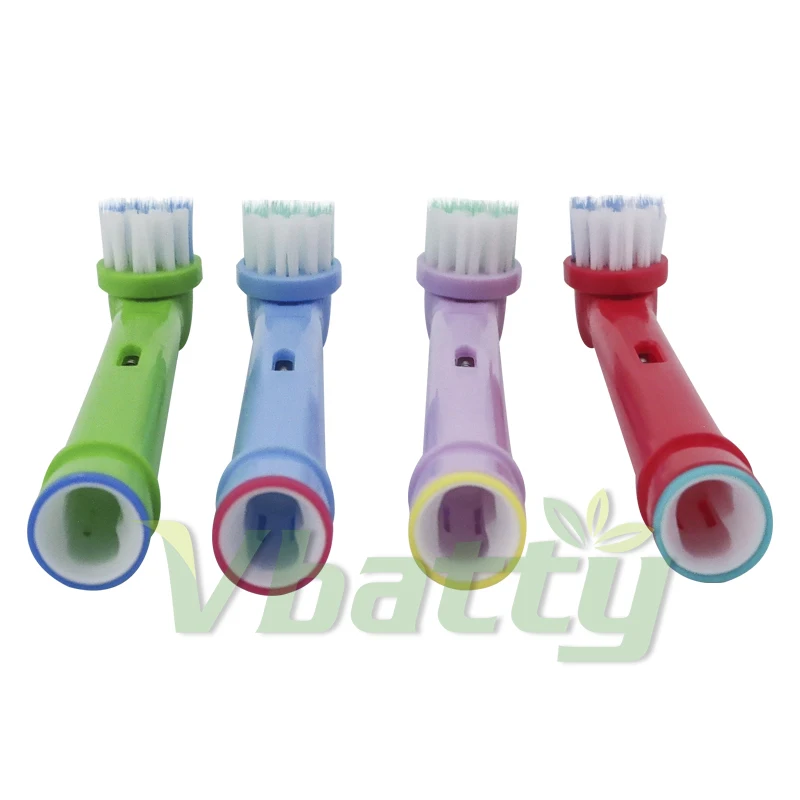 1 комплект из 4 предметов Цвета для детей сменная насадка электрической зубной