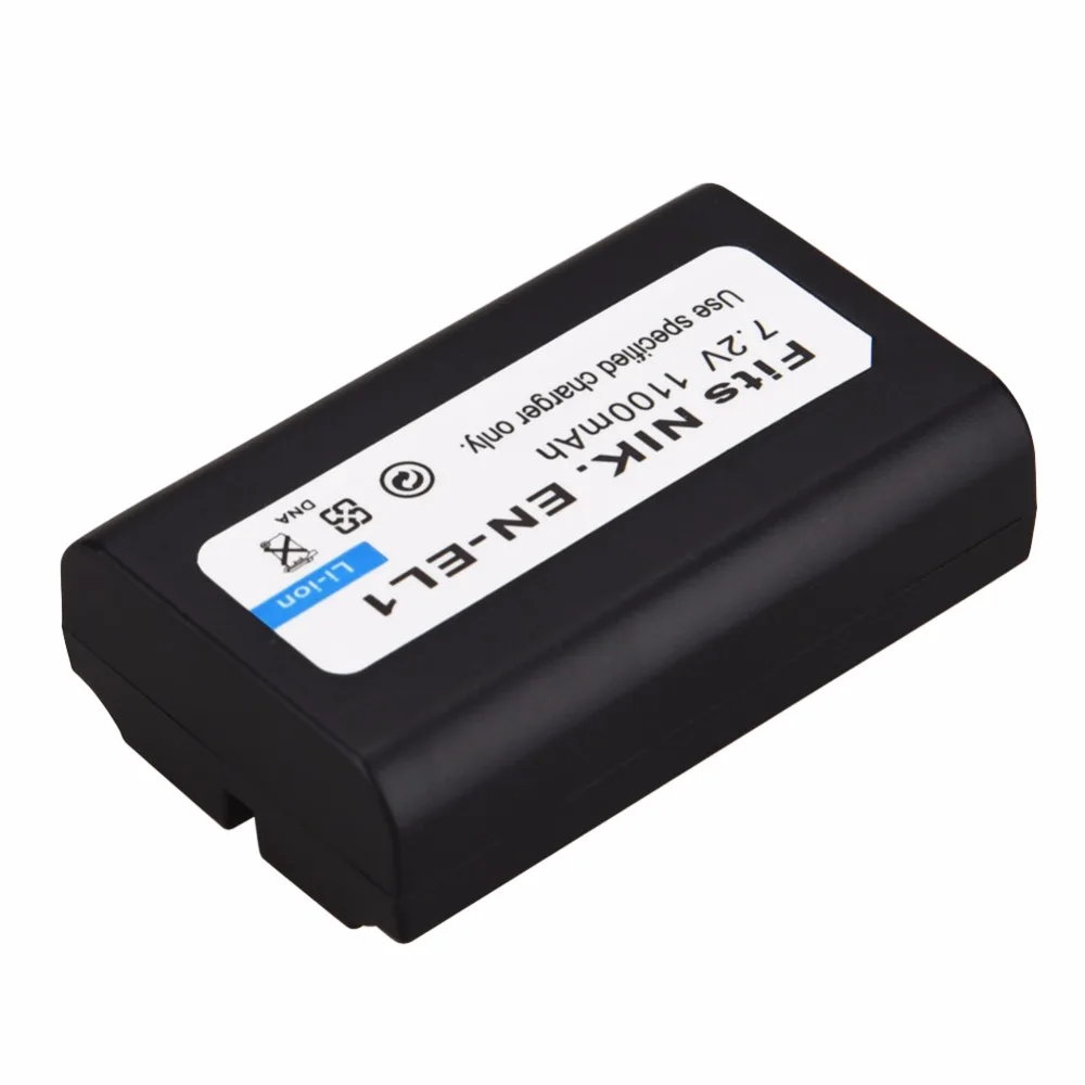 1x1100 мА/ч, EN-EL1 Батарея для Nikon Coolpix 500 775 880 885 990 995 4300 4500 4800 5000 5400 5700 8700 Minolta A200 DG5W акумуляторная батарея