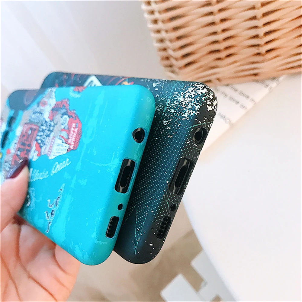 Забавные пик игральные карты пиратский корабль карта чехол для телефона samsung S8 + S9