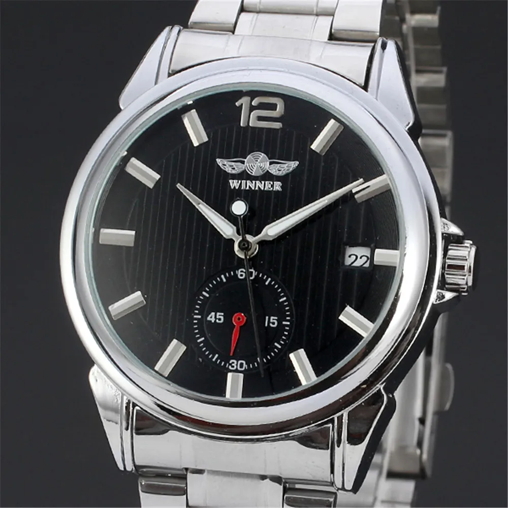 Часы наручные WINNER Мужские автоматические брендовые Роскошные Механические