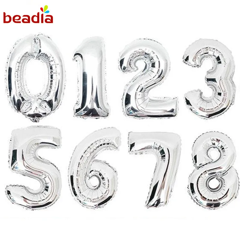 40 дюймов золотой серебряный розовый синий фольгированный шар большой женский