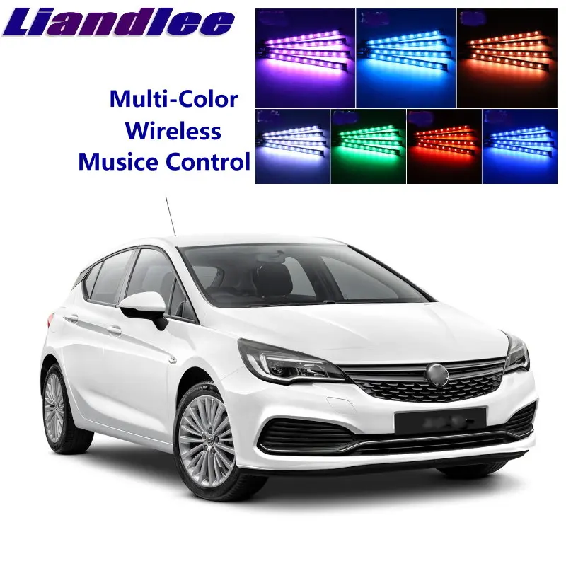 

LiandLee автомобильные светящиеся интерьерные напольные декоративные атмосферные сиденья акцент окружающий неоновый свет для Holden Astra/VXR