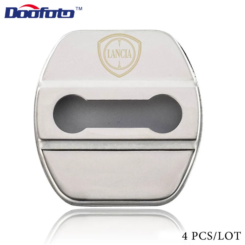 Silver Doofoto автомобильный Стайлинг защитный чехол для Lancia Kappa Delta Integrale Ypsilon Lybra Musa Phedra Thesis логотип интерьерные аксессуары - Цвет: Silver