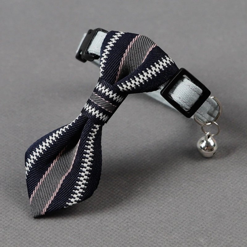 Pet Tie with Bell Adjustable Neckties for Small Medium Dogs Cat Dog Grooming Bow Collar Accessories | Дом и сад