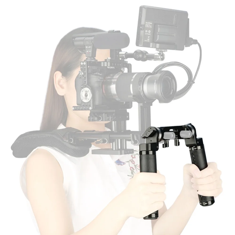 Наплечный стабилизатор NICEYRIG Arri для DSLR, наплечная ручка, держатель для штанги Arri Rosette ARRI, крепление 15 мм DSLR, наплечный стабилизатор