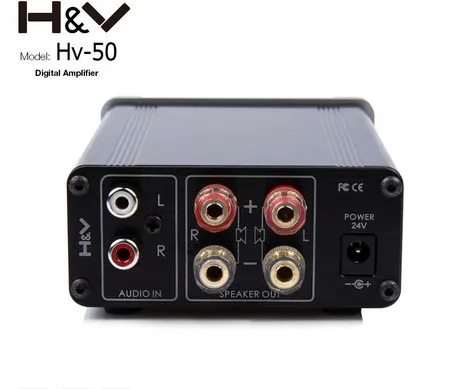 Hv-50 50 Вт * 2 TDA7492 HiFi аудио цифровой Мощность Усилители домашние 24 В домашний