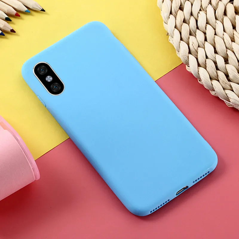 4 Мягкий чехол из ТПУ ярких цветов Чехол для iPhone 6 6s 7 8 Plus X XR XS Max чехол для iPhone 7 8 для iPhone 11 Pro Max - Цвет: 4