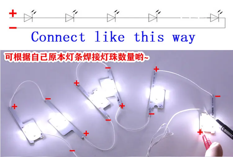 2 шт./упаковка светодиодные ленты 6 в|backlight led|backlight cablebacklight tv |