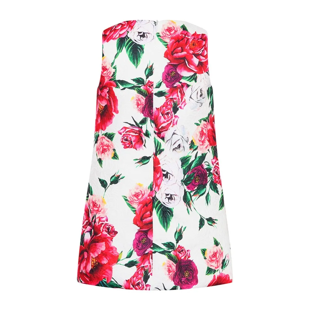 Вечерние платья для девочек трапециевидной формы с цветочным рисунком маленьких