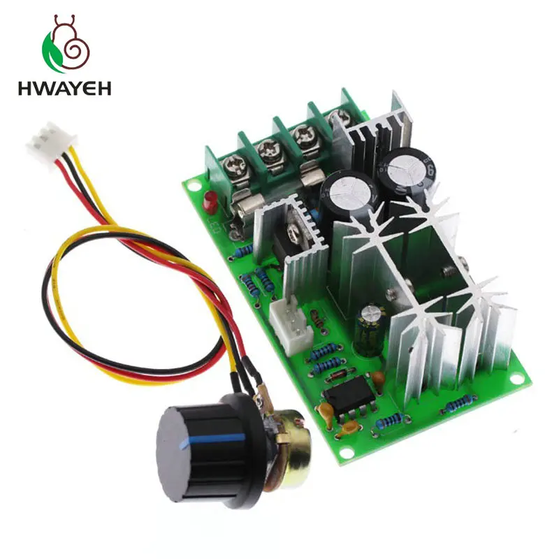 Φ регулятор скорости двигателя 12 В 24 ШИМ реле управления двигателем 20 А тока