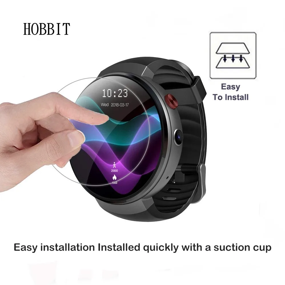 2PACK 0.3mm 2.5D 9H Clear Tempered Glass Screen Protector For Lemfo LEM7 MT6737 M7S Smart Watch Scratch Resistant Film | Электроника