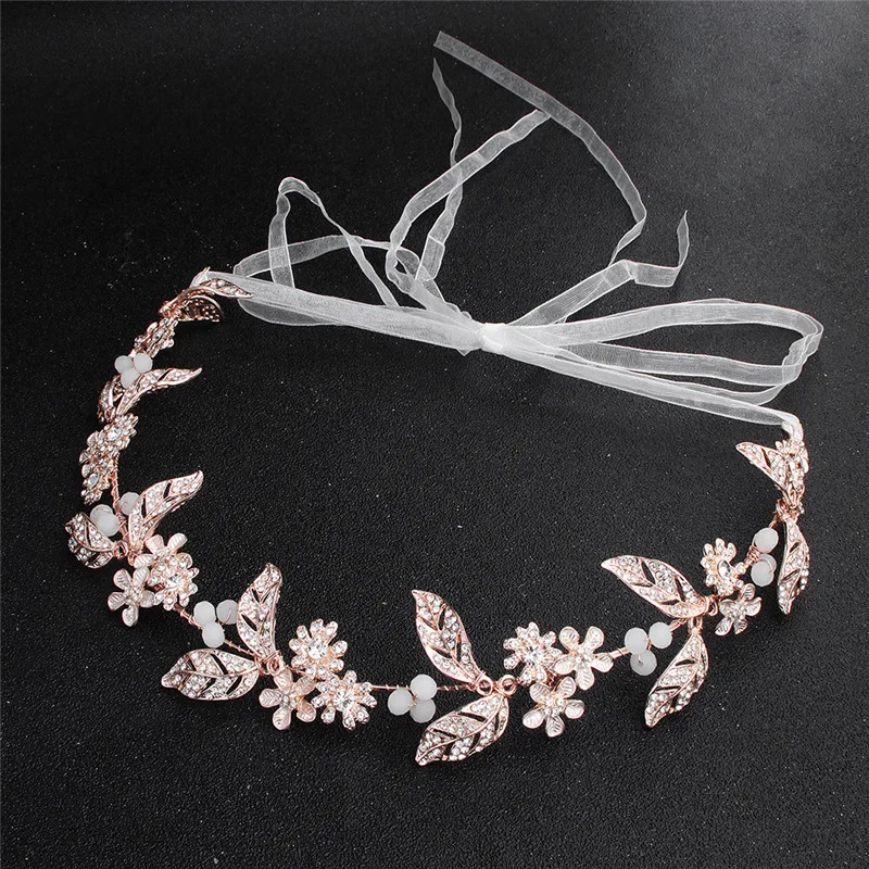 CC свадебные аксессуары для волос в форме листа обручальные свадебвечерние пляжа