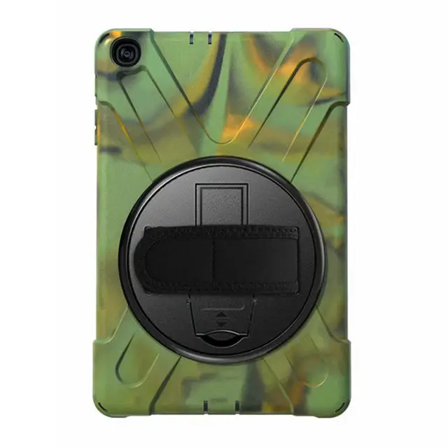 camouflage IBuyiWin сверхмощный вращающийся чехол для samsung Galaxy Tab A 10,1 SM-T510/T515 10," чехол для планшета с ремешком - Цвет: camouflage