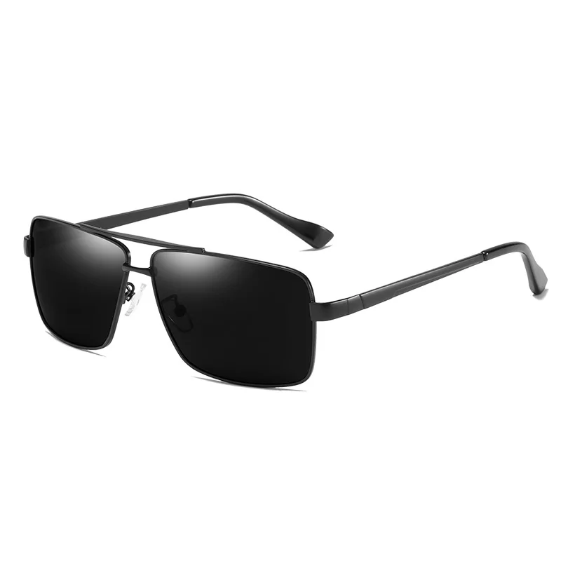 POLYREAL Винтаж негабаритных квадратных поляризованные солнцезащитные очки для
