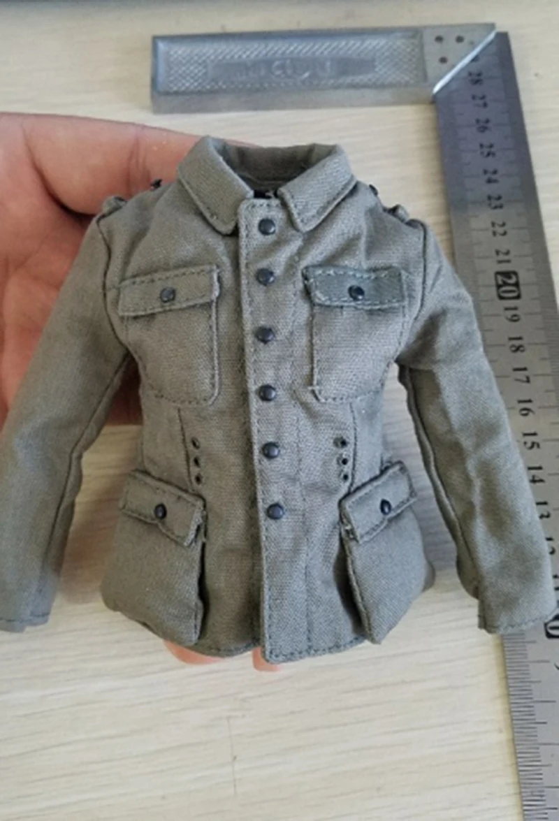 

1/6 весы Второй мировой войны Германия армии мужская форма пальто рубашка модель для детей возрастом от 12 ''фигурки