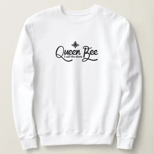 

QUEEN BEE SWEATSHIRT graphic pretty women fashion grunge tumblr party street style cotton casual tops hipster season Pullovers