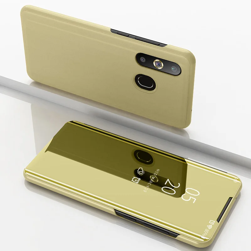 03 AKABEILA умный зеркальный флип-чехол для телефона samsung Galaxy A30 чехол Прозрачный чехол для samsung A40 A60 A70 A20 чехлы - Цвет: 03