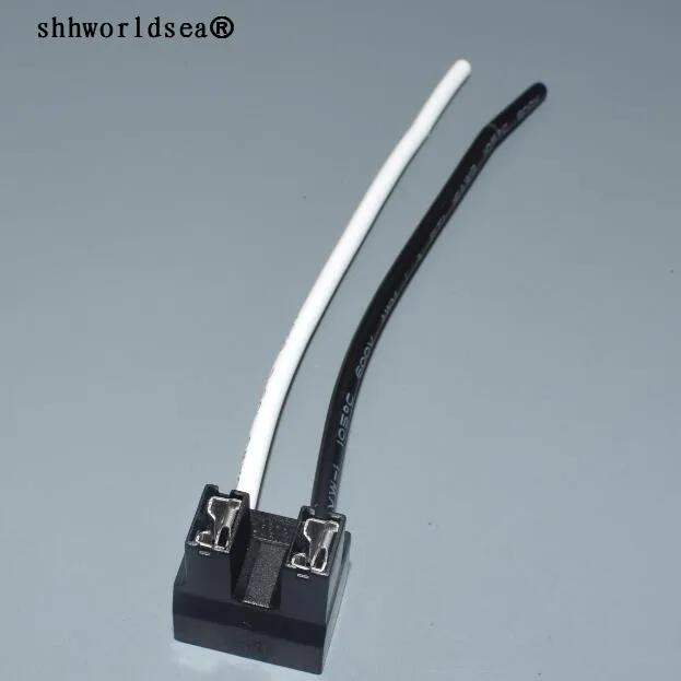 Shhworldsea H7 6 3 мм h2 соединитель женские пластиковые розетки Автомобильная лампочка с