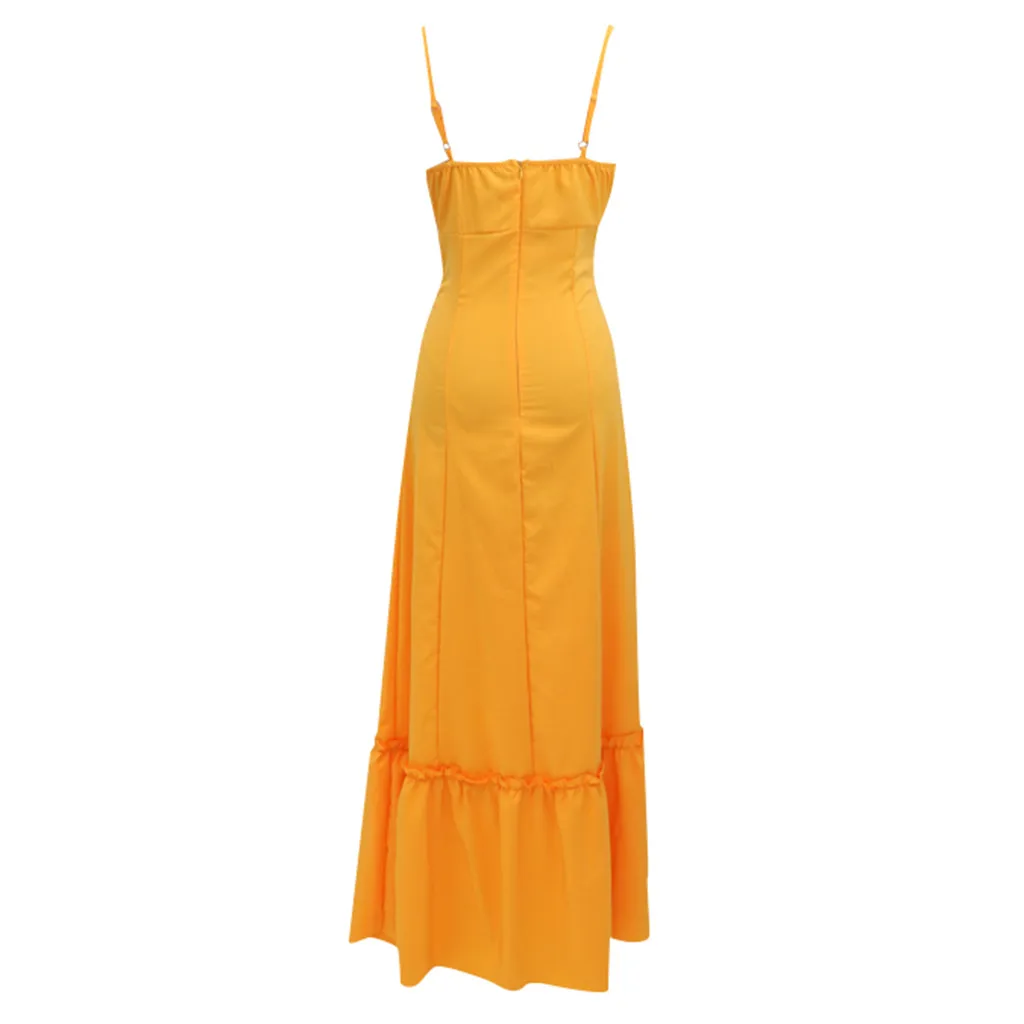 Женское пляжное вечернее платье повседневное Свободное длинное макси без