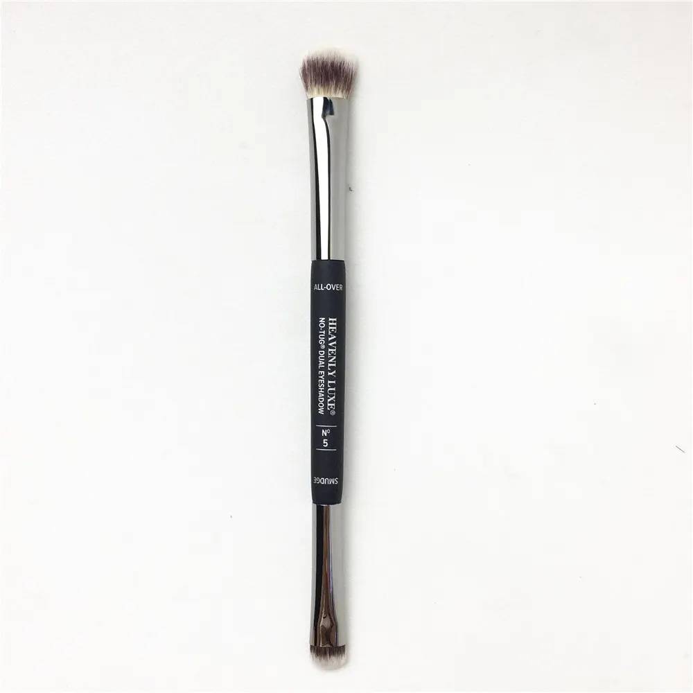 

bdbeatuy No-Tug Heavenly Dual Eyeshadow Brush 5 - All over Eyeshadow Blending and Smudger Brush - Beauty Makeup Blender Tools