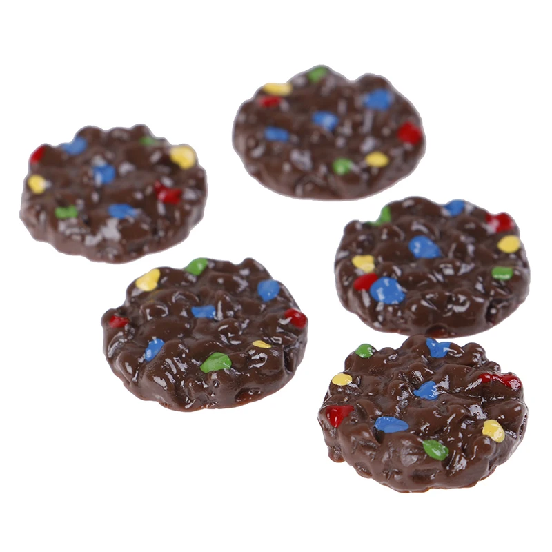 

5Pcs/pack DIY Accessories Kids Plasticine Chocolate Bean Biscuits Polymer Slime Box Toy For Children Charms Modeling Clay