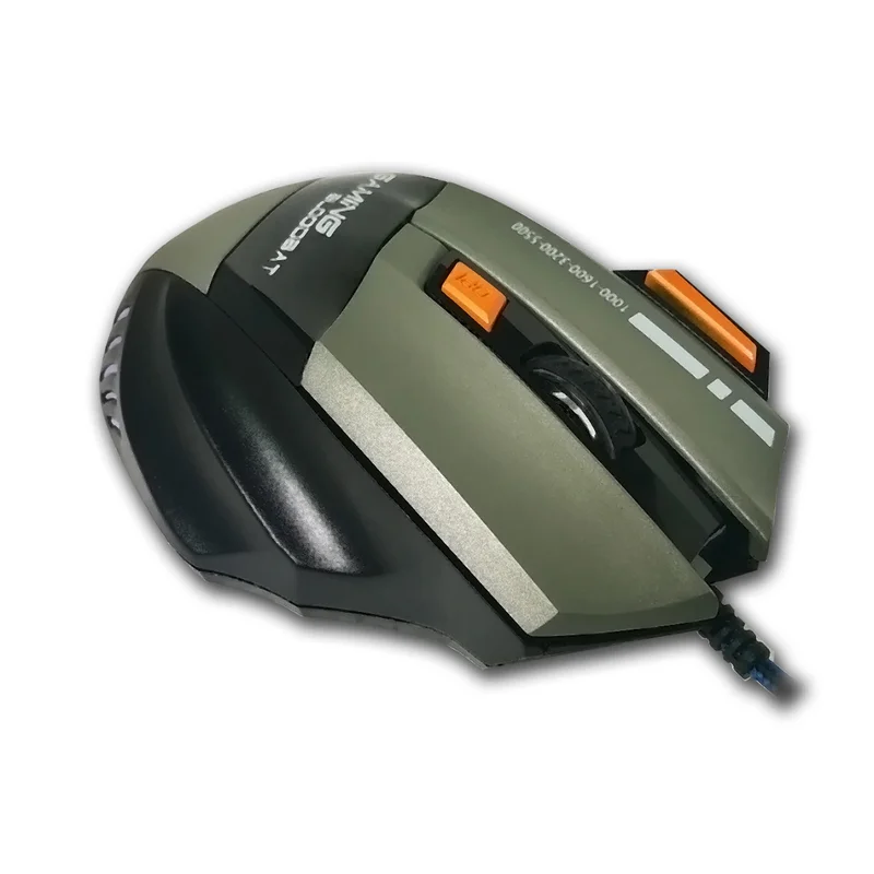 Wire USB Optical Gaming Mouse 7 Bottons LED Breathing Light 4 Grades Adjustable 3200DPI for Home Office Computer Laptop Desktop |