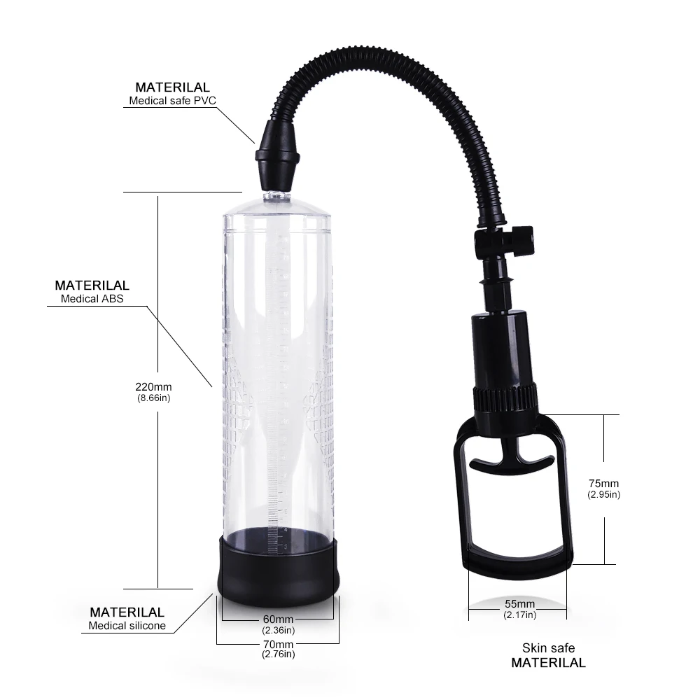 Насос для увеличения пениса 1 шт. мужские вакуумные насосы секс игрушки мужчин