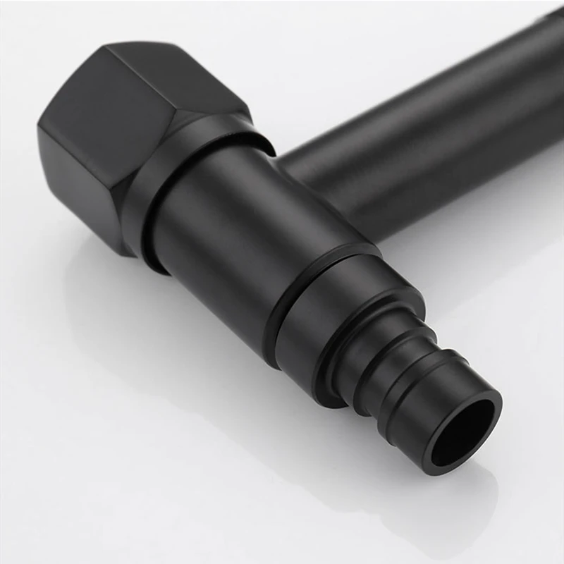 Washing machine faucet Bathroom corner faucet tap Single Cold garden Faucet Black Oil outdoor mixer Small Tap