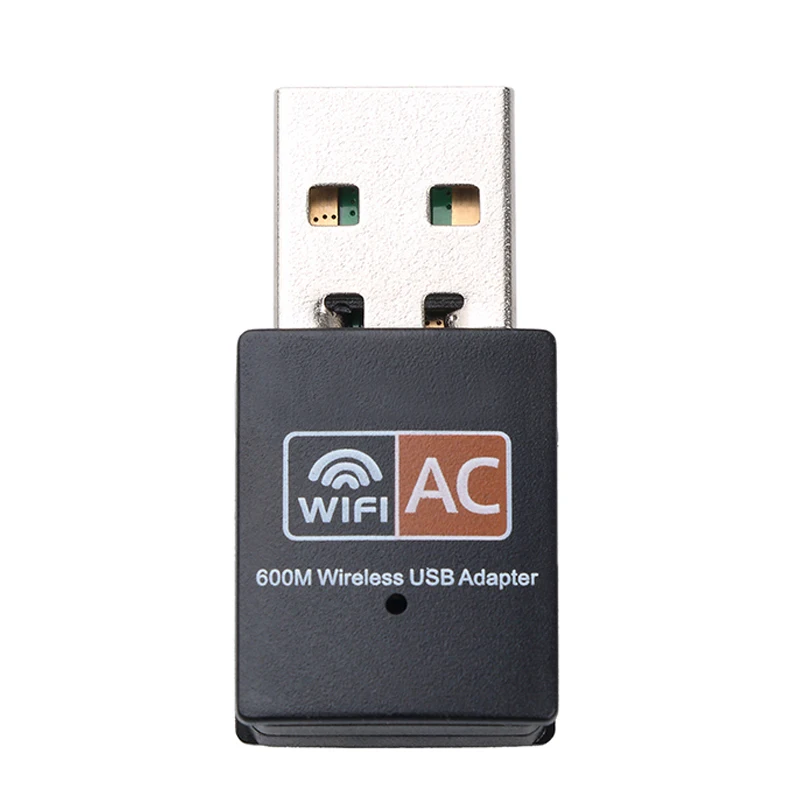 

600Mbps Usb Wifi Adapter Wireless Ethernet Network Card Ac Dual Band 2.4G / 5.G Usb Wifi Dongle Wifi Receiver 802.11Ac