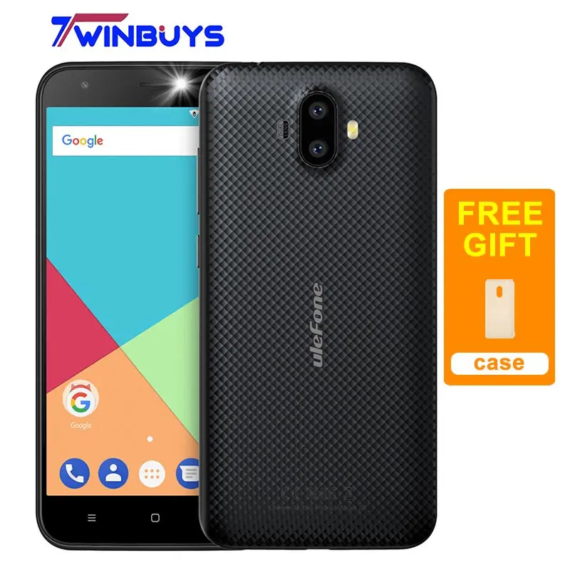 Ulefone S7 двойная задняя камера мобильный телефон MTK6580A четырехъядерный Android 7,0 5,0 дюймов HD 1 ГБ 8 ГБ 8 Мп+ 5 Мп 2500 мАч 3g WCDMA мобильный телефон