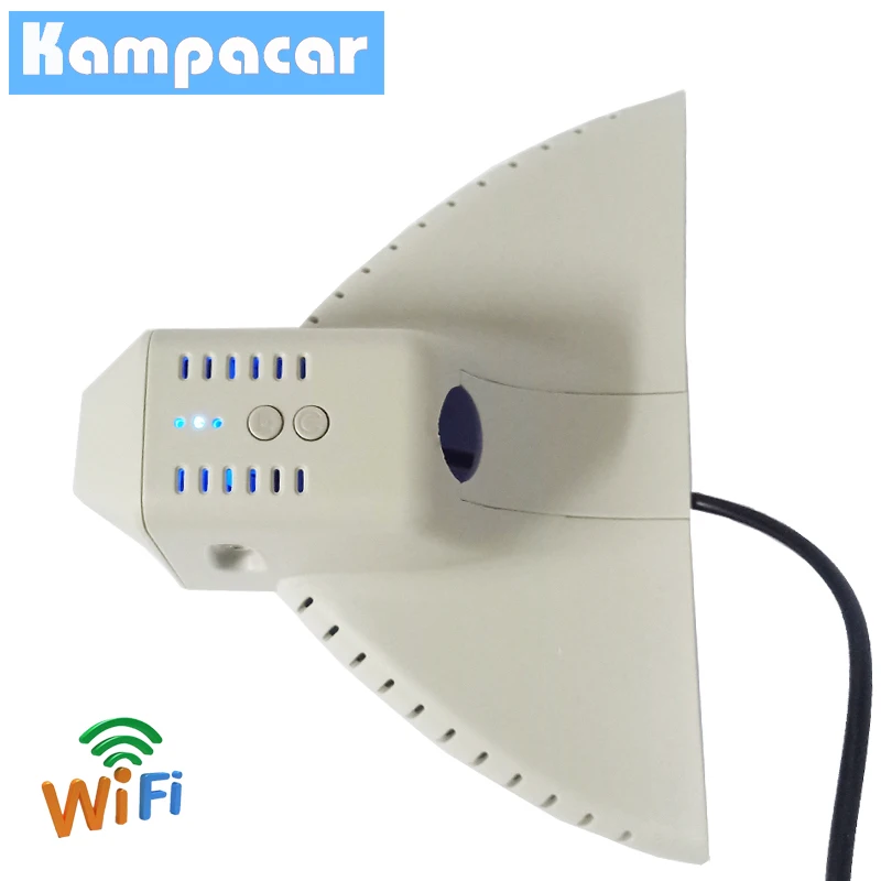 Kampacar Автомобильный регистратор HD Wifi DVR Dash камеры для Skoda Superb Kodiaq Топ настроенный два объектива видеорегистратор авто видеорегистраторы