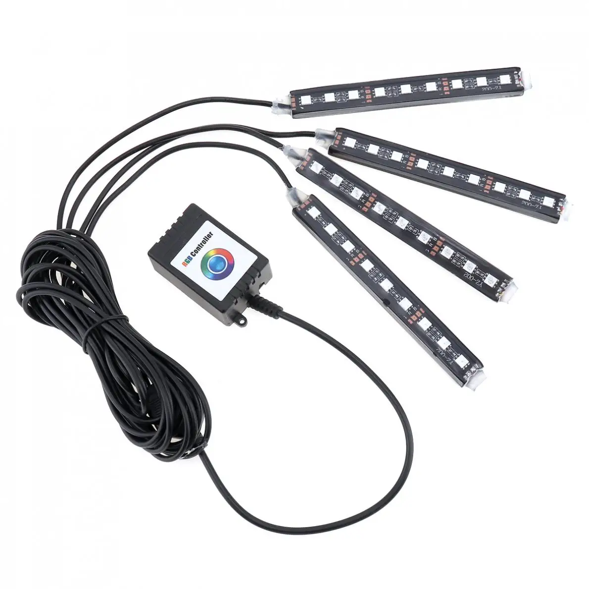 4 шт. водонепроницаемые подсветки для салона автомобиля с Bluetooth | Автомобили и