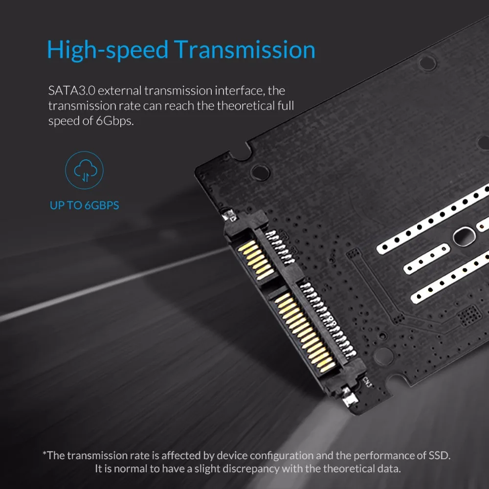 Конвертер ORICO M.2 NGFF на SATA B Key для SATA3.0 до 6 Гбит/с сделай сам с полными аксессуарами