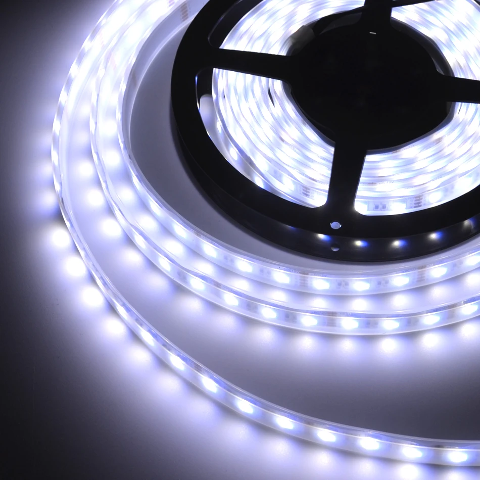 RGB светодиодный ная лента 5050 Водонепроницаемая IP67 5 м 300 SMD 60 светодиодов/м лампа