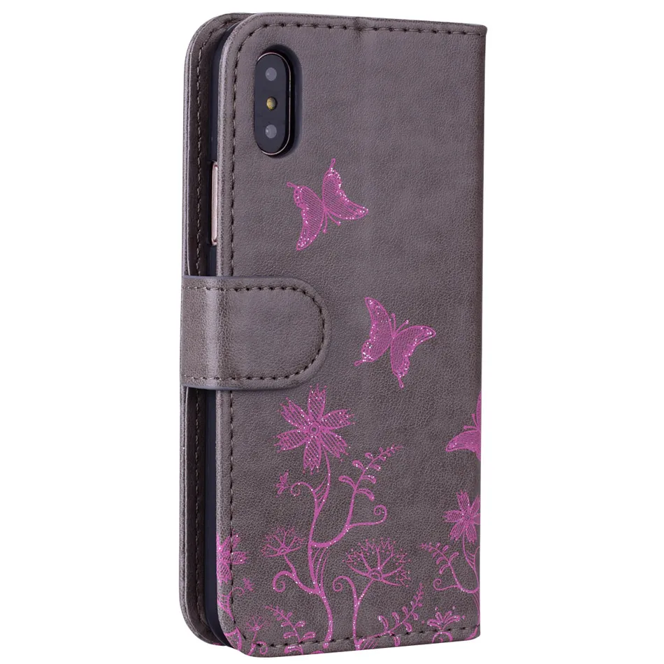 Роскошный Винтажный чехол для телефона Apple iPhone 11 Pro Max X XS Max XR 5 5S 6 6S 7 8 Plus кожаный бумажник откидная крышка Coque D03D