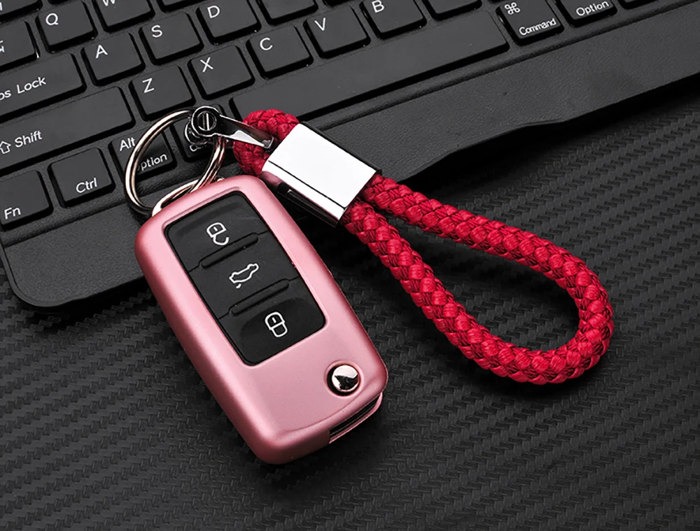 Мягкий защитный чехол-книжка для ключей из ТПУ для VW volkwgen Polo Tiguan Bora Passat Golf 6 Lavida Scirocco Jetta Touran