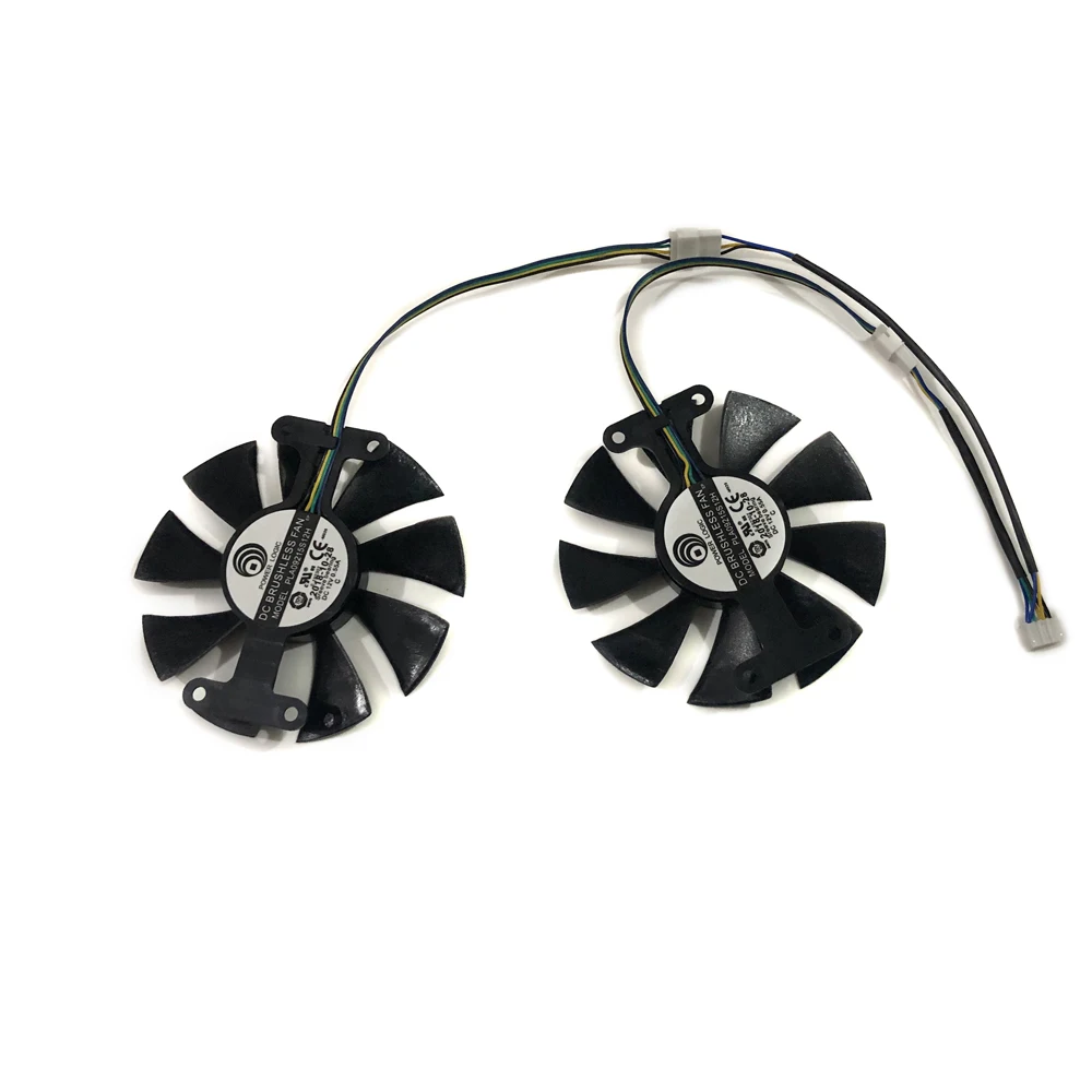 Кулер VGA для видеокарт PowerColor Red Devil RX470 RX480 2 шт./лот AXRX 470/480 4GBD5 охлаждение в качестве