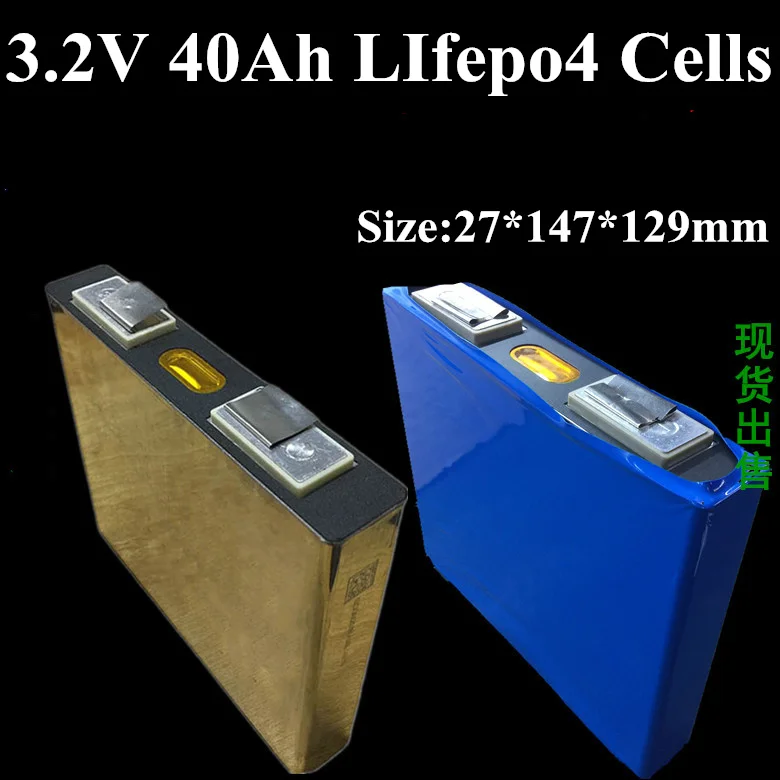 8 шт. lifepo4 40Ah 3 2 в солнечных батарей 120A разряда для 24v 40ah 8s комплект EV diy солнечная