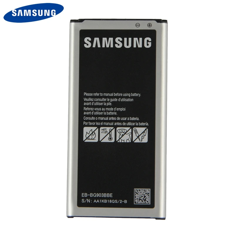 Оригинальная Аккумуляторная батарея Samsung аккумулятор для Galaxy S5 Neo с NFC 4 контакта