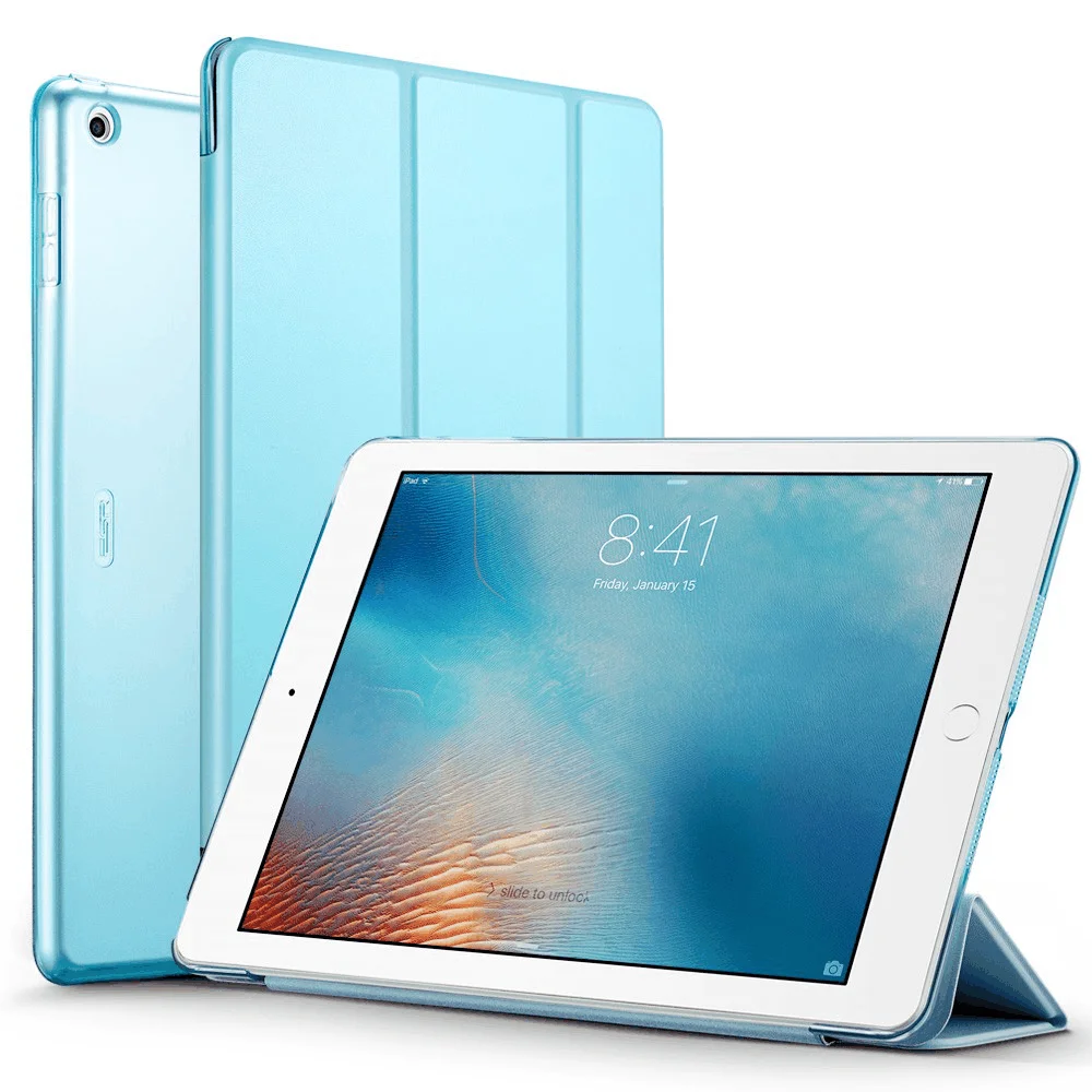 Чехол для iPad 9.7 дюймов, ESR ура Цвет искусственная кожа+ Ultra Slim Light Вес PC задняя крышка для iPad 9.7 Новинка года модель