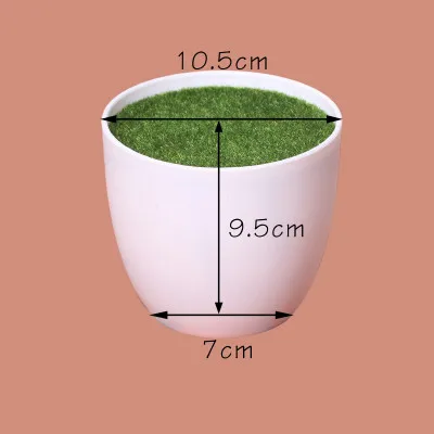vase 1 1 шт. Искусственные суккуленты растения кактус искусственное растение для пустыни, бонсай для украшения дома - Цвет: vase 1