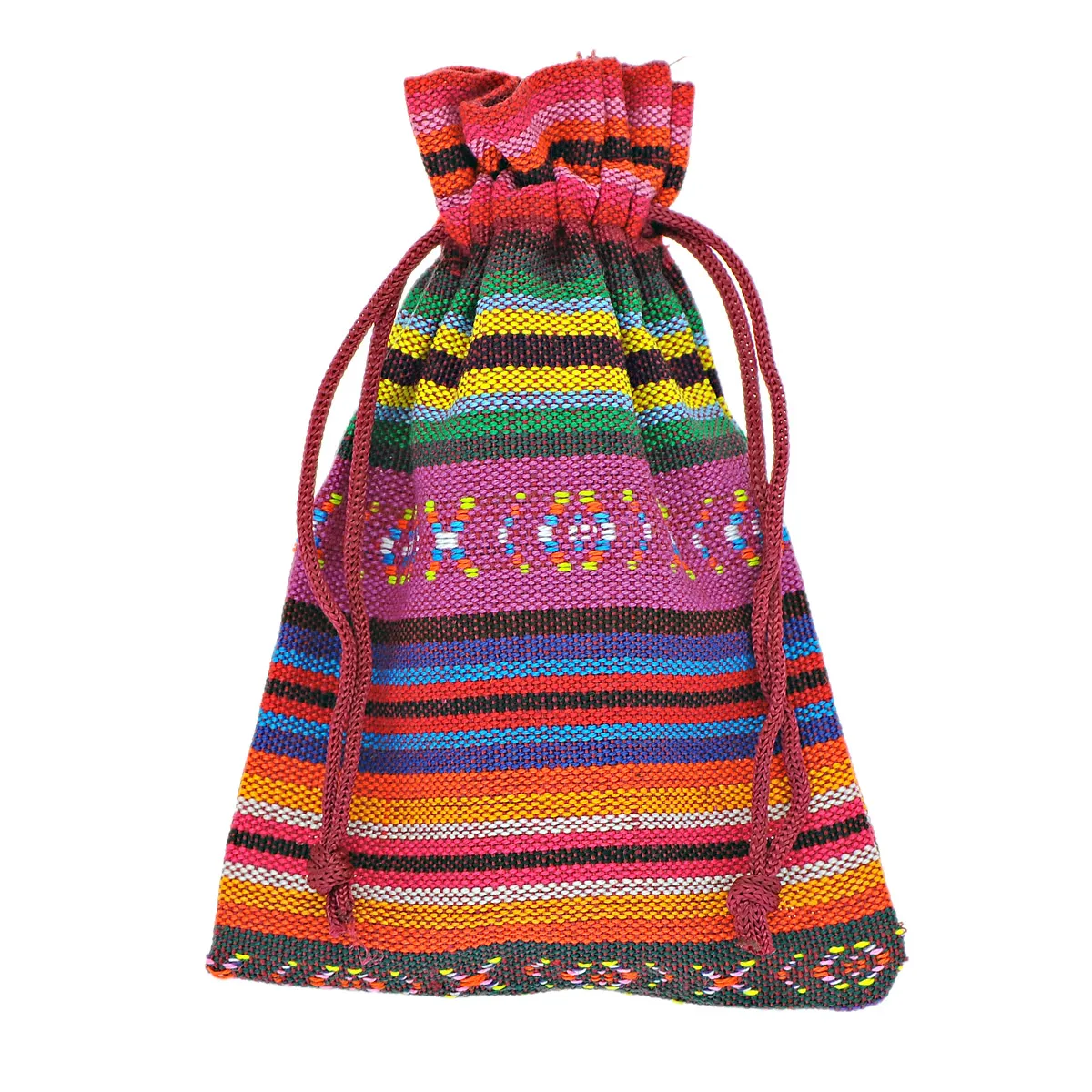 Сумки для упаковки ювелирных изделий LASPERAL 10 шт. цветные тканевые сумки в полоску