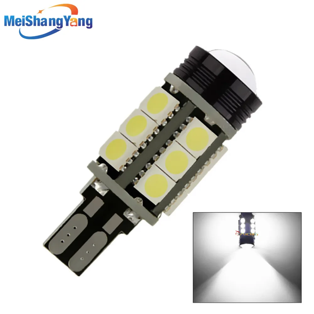 T15 LED Canbus безошибочные COB лампы супер ярсветодиодный ные 921 912 W16W светодиодный